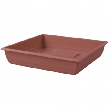 Plateau SIENA 40X40 - H7.8cm / Terre cuite