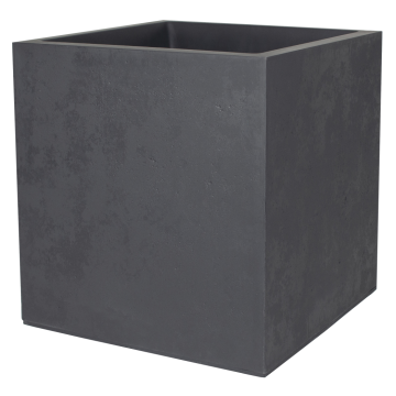 Pot carré "BASALT" 40cm Anthracite