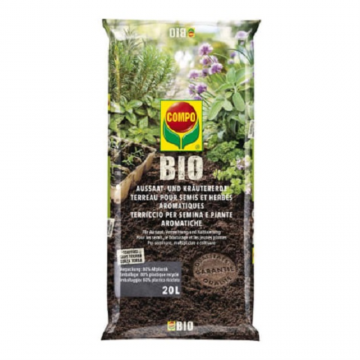 Compo Bio Terreau Semis et Herbes aromatiques - 20 L