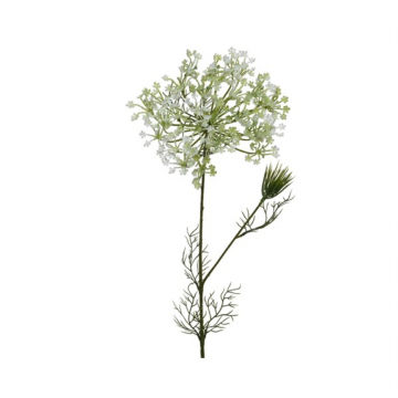 Fleur Angélique plastique blanc