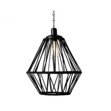 Lampe solaire suspendue en métal