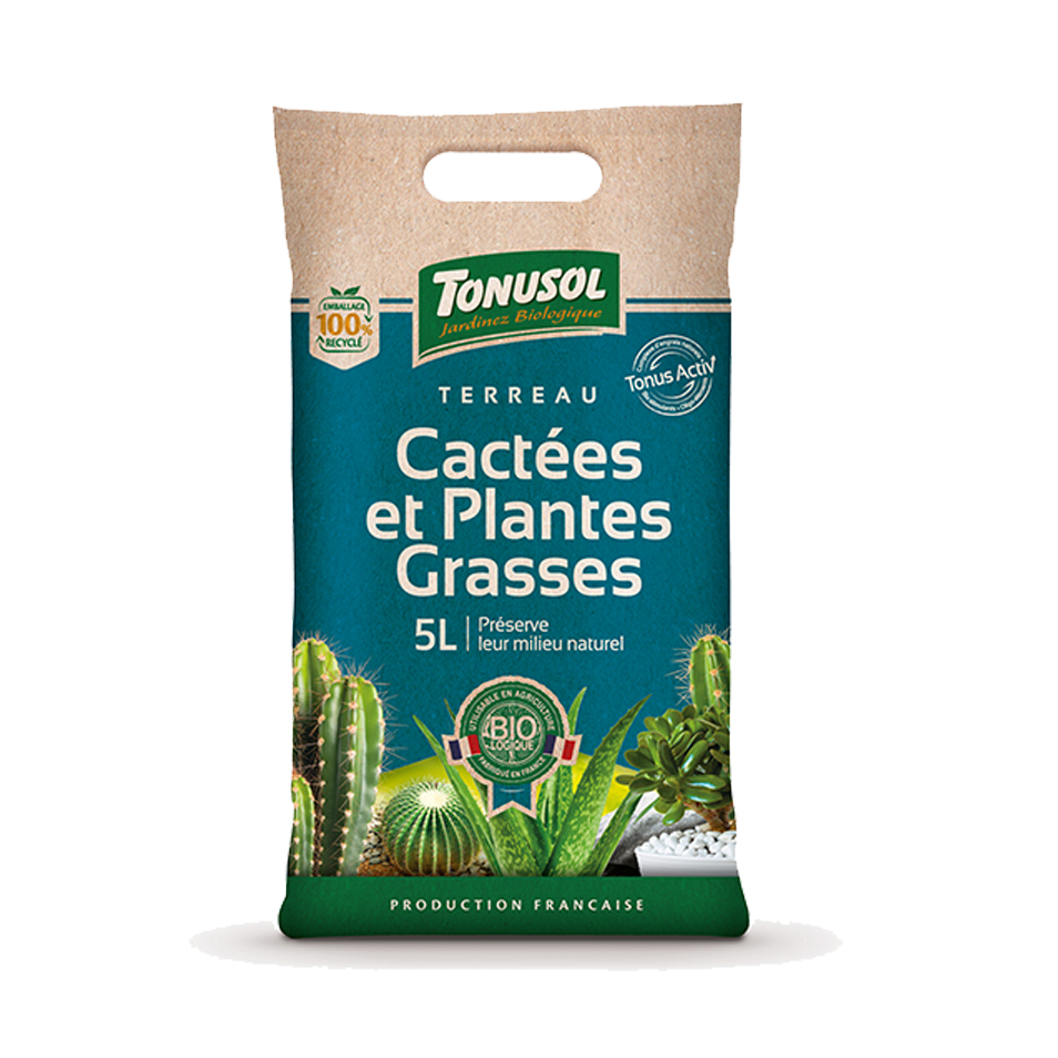 Terreau Cactées et plantes grasses 5L